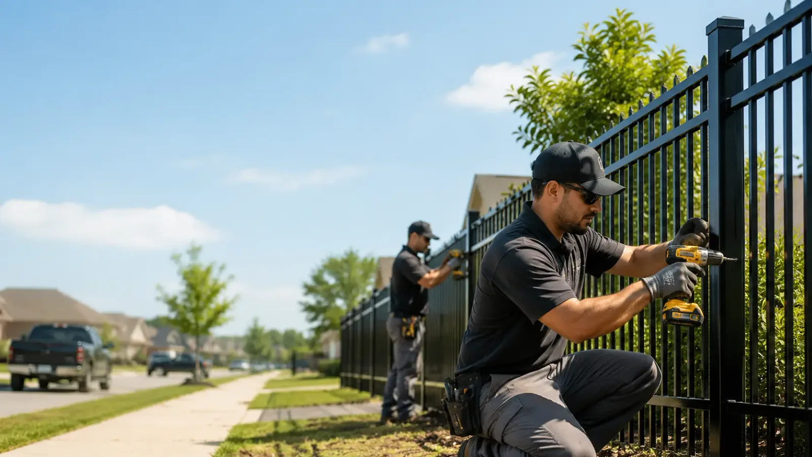 Metal Fence Installation in Weimar, TX
